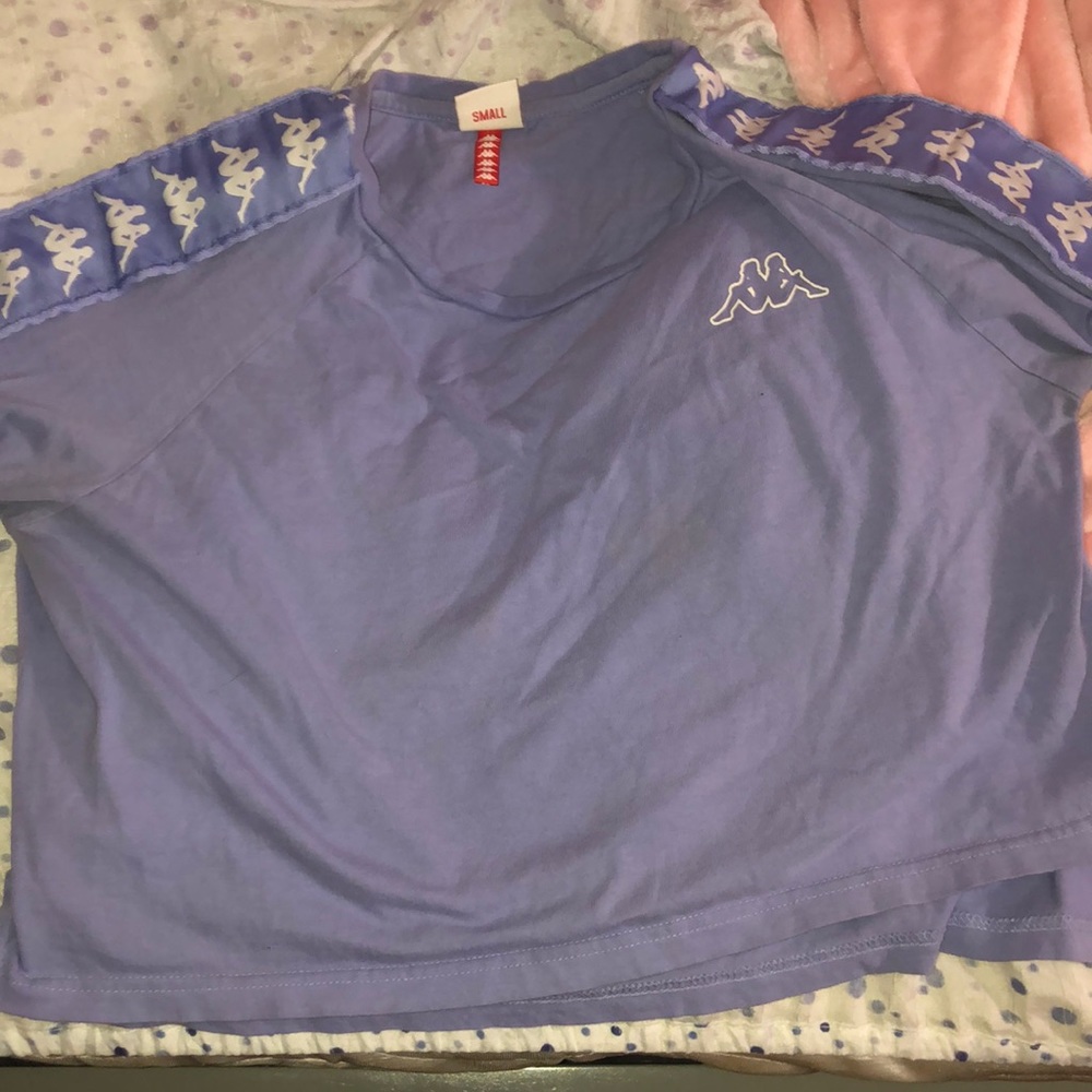 Purple kappa crop top
